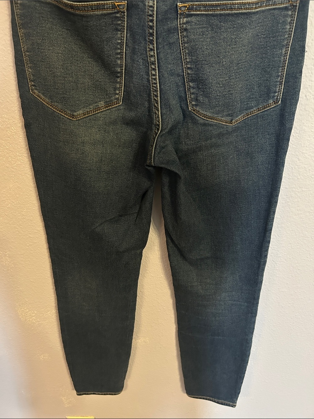 J. Crew Women 10” High Rise Skinny Dark Wash Denim Jeans Size 27 - Picture 7 of 7